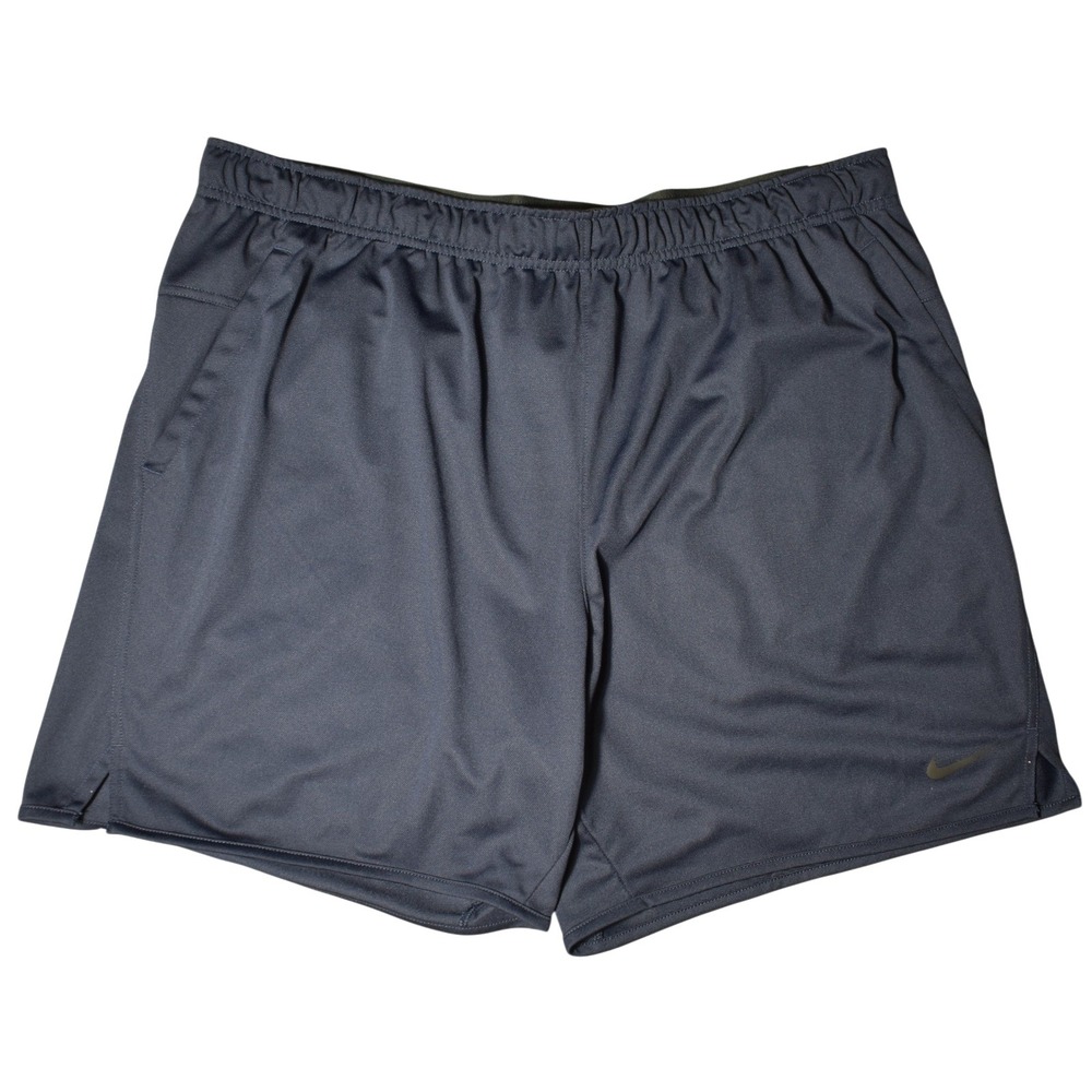 Nike Totality‎ Unlined Knit Training Shorts Men's XXL 7 Inch Navy FB4196-451 NWT